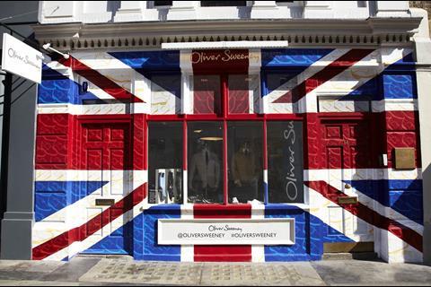 Jubilee window display: Oliver Sweeney